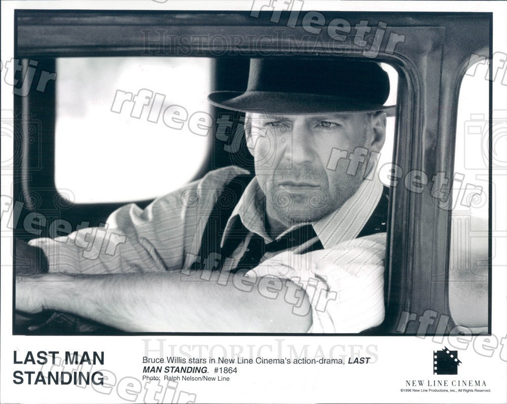 1996 Emmy Winning Actor Bruce Willis in Film Last Man Standing Press Photo adx97 - Historic Images