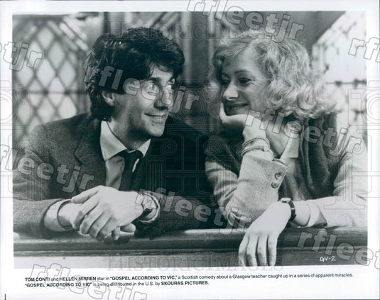 Undated Award Winning Actors Tom Conti & Helen Mirren Press Photo ady1005 - Historic Images
