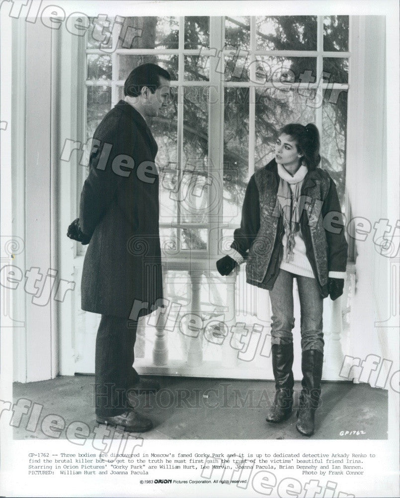 1983 Oscar Winning Actor William Hurt &amp; Joanna Pacula Press Photo ady1013 - Historic Images