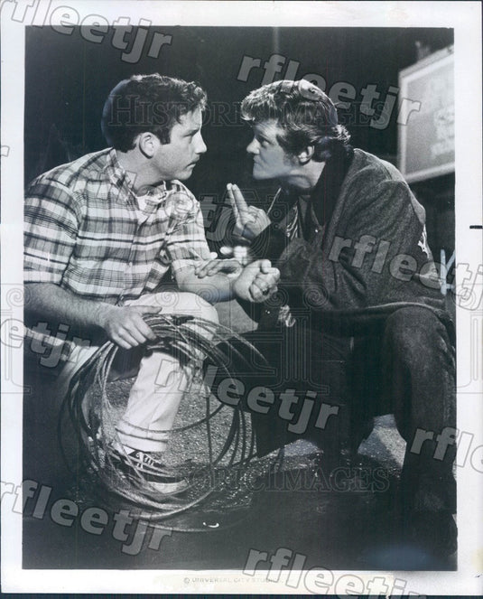 Undated Actors Richard Dreyfuss & Bo Hopkins in Film Press Photo ady1033 - Historic Images