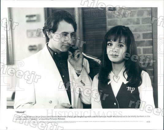 1992 Actors Arye Gross & Adrienne Shelly in Film Hexed Press Photo ady1041 - Historic Images