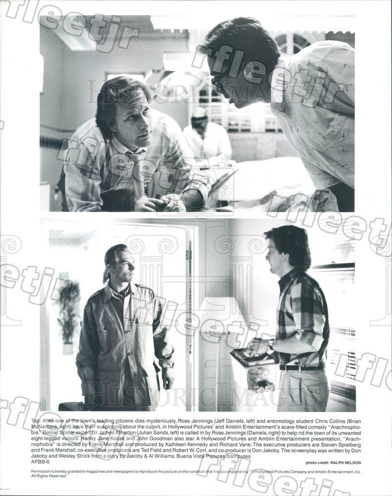 Undated Actors Jeff Daniels, Brian McNamara, Julian Sands Press Photo ady1053 - Historic Images
