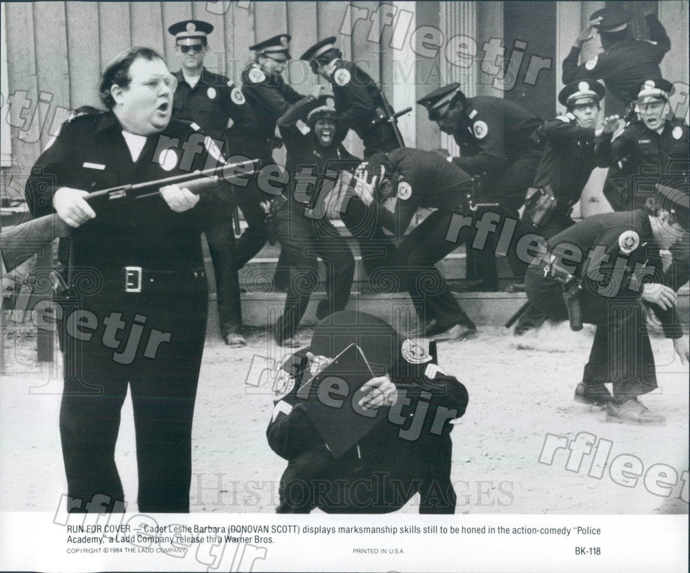 1984 American Actor Donovan Scott in Film Police Academy Press Photo ady111 - Historic Images