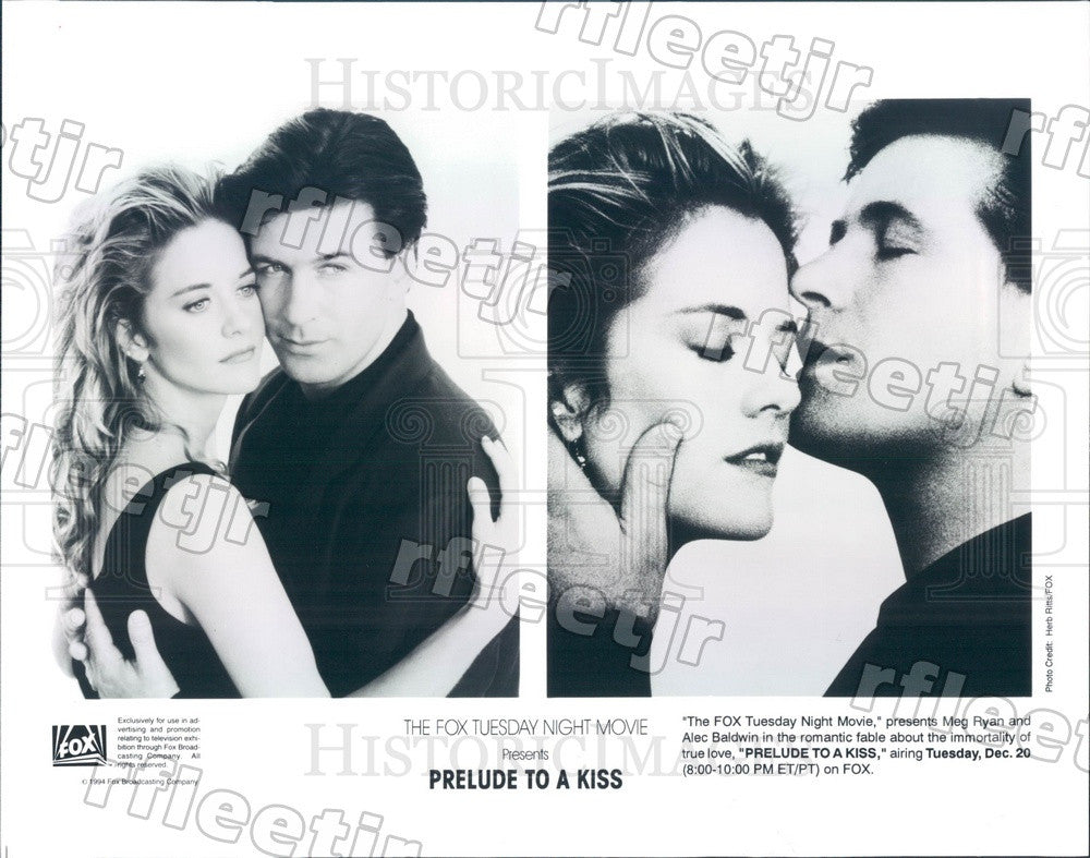1994 Actors Meg Ryan &amp; Emmy Winner Alec Baldwin in Film Press Photo ady1127 - Historic Images