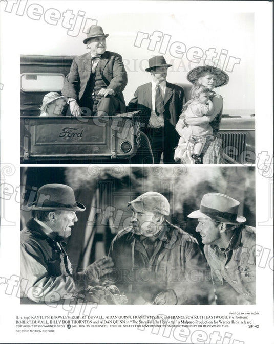 1995 Actors Kaytlin Knowles, Robert Duvall, Aidan Quinn Press Photo ady1139 - Historic Images