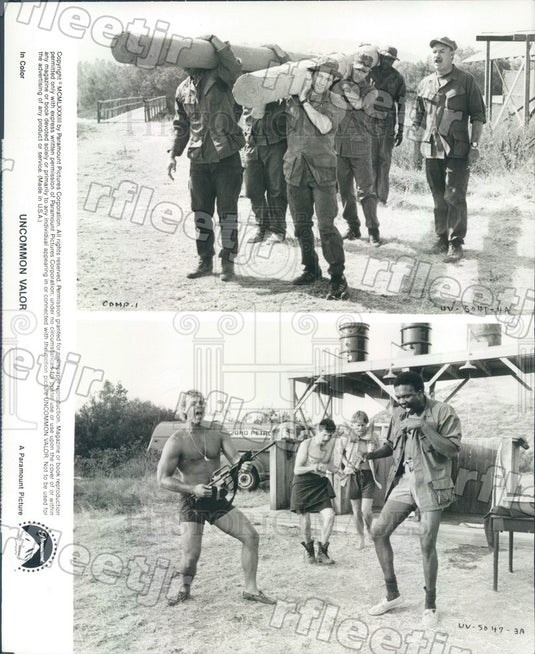 1983 Actor Reb Brown, Fred Ward, Gene Hackman, Tim Thomerson Press Photo ady1177 - Historic Images