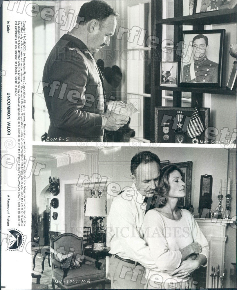 1983 Oscar Winning Actor Gene Hackman &amp; Gail Strickland Press Photo ady1179 - Historic Images