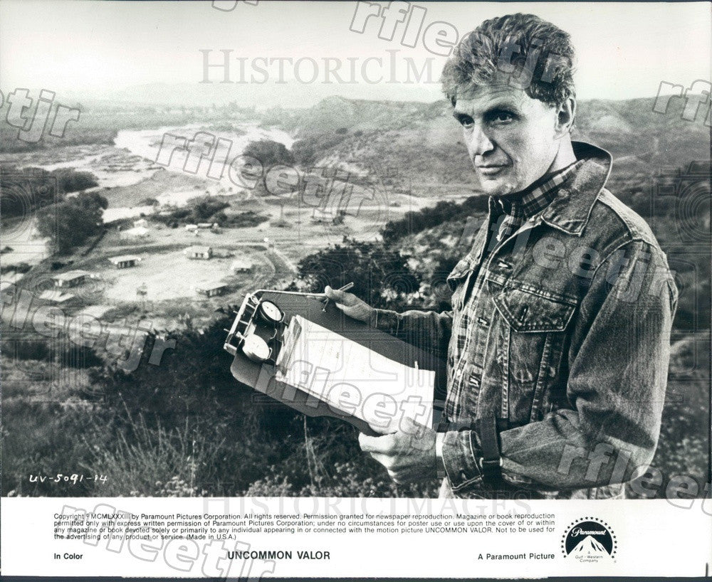 1983 American Actor Robert Stack in Film Uncommon Valor Press Photo ady1185 - Historic Images
