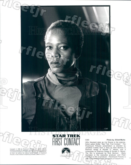 1996 Emmy Winning Actor Alfre Woodard in Film Star Trek Press Photo ady145 - Historic Images