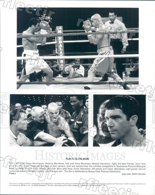 Undated Actors Antonio Banderas & Woody Harrelson in Film Press Photo ady15 - Historic Images