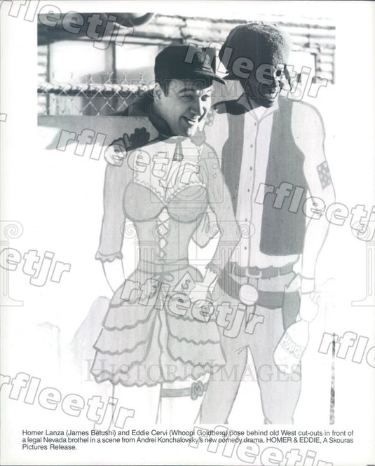 Undated EGOT Winning Actor Whoopi Goldberg & James Belushi Press Photo ady169 - Historic Images