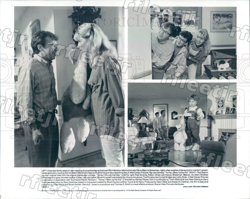 Undated Actors Rick Moranis, Marcia Strassman, Robert Oliveri Press Photo ady171 - Historic Images