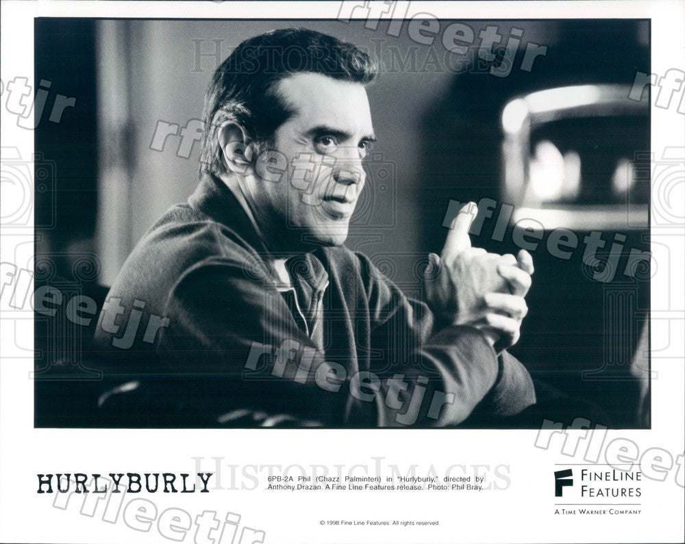 1998 American Actor Chazz Palminteri in Film Hurleyburley Press Photo ady185 - Historic Images