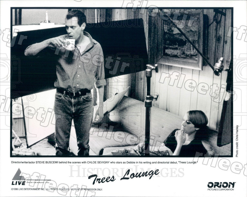 1996 Director Steve Buscemi, Actor Chloe Sevigny Press Photo ady211 - Historic Images