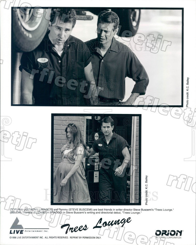 1996 Actors Anthony Lapaglia, Steve Buscemi, Elizabeth Bracco Press Photo ady215 - Historic Images