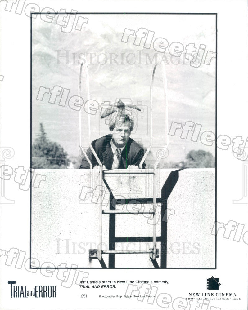 1997 American Actor Jeff Daniels in Film Trial and Error Press Photo ady221 - Historic Images