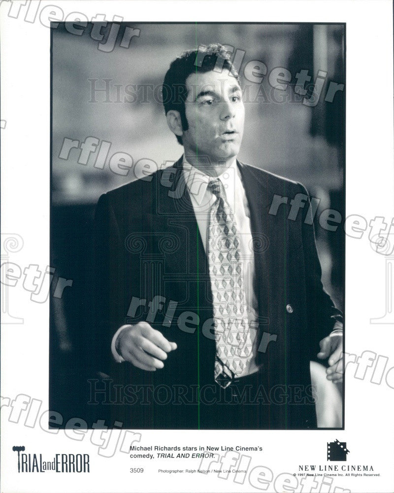 1997 Emmy Winning Actor Michael Richards in Trial and Error Press Photo ady223 - Historic Images