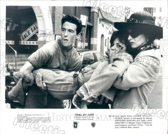 1994 Actors Joanne Whalley, Kathleen Quinlan, Jack Gwaltney Press Photo ady243 - Historic Images