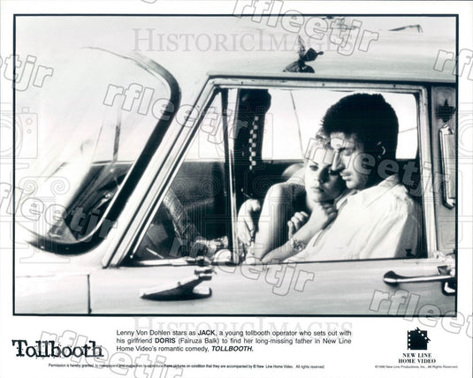 1996 Actors Lenny Von Dohlen & Fairuza Balk in Film Tollbooth Press Photo ady289 - Historic Images