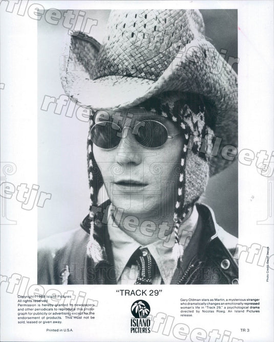1988 British Actor Gary Oldman in Film Track 29 Press Photo ady311 - Historic Images