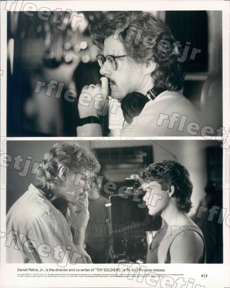 1991 Director, Writer Daniel Petrie, Actor Sean Astin of Film Press Photo ady369 - Historic Images
