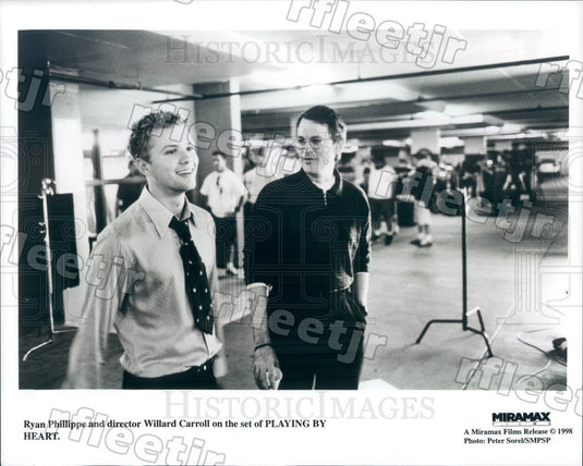 1998 Actor Ryan Phillippe & Director Willard Carroll Press Photo ady41 - Historic Images