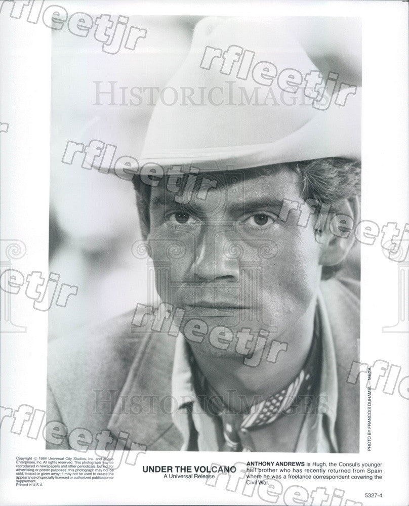 1984 British Actor Anthony Andrews in Film Under The Volcano Press Pho ...