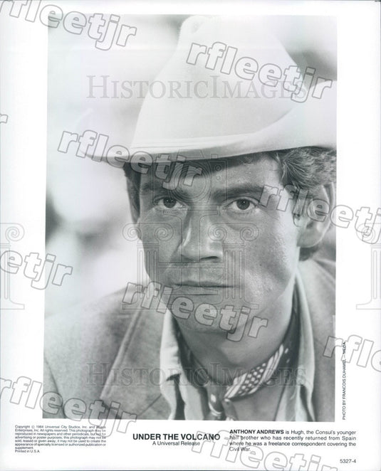 1984 British Actor Anthony Andrews in Film Under The Volcano Press Photo ady421 - Historic Images