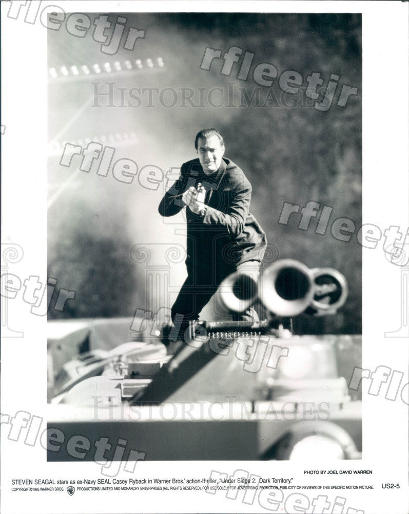 1995 American Actor Steven Seagal in Film Under Siege 2 Press Photo ady425 - Historic Images