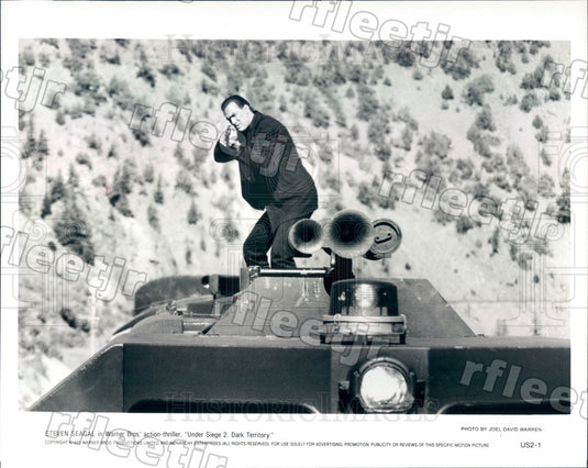 1995 American Actor Steven Seagal in Film Under Siege 2 Press Photo ady427 - Historic Images