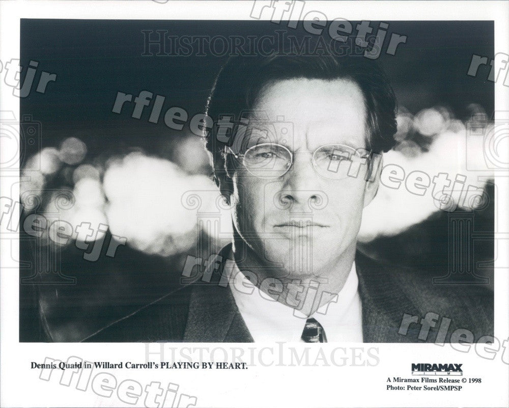 1998 Actor Dennis Quaid in Film Playing By Heart Press Photo ady45 - Historic Images