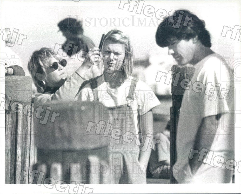 Undated Actors Peter Gallagher &amp; Emmy Winner Claire Danes Press Photo ady471 - Historic Images