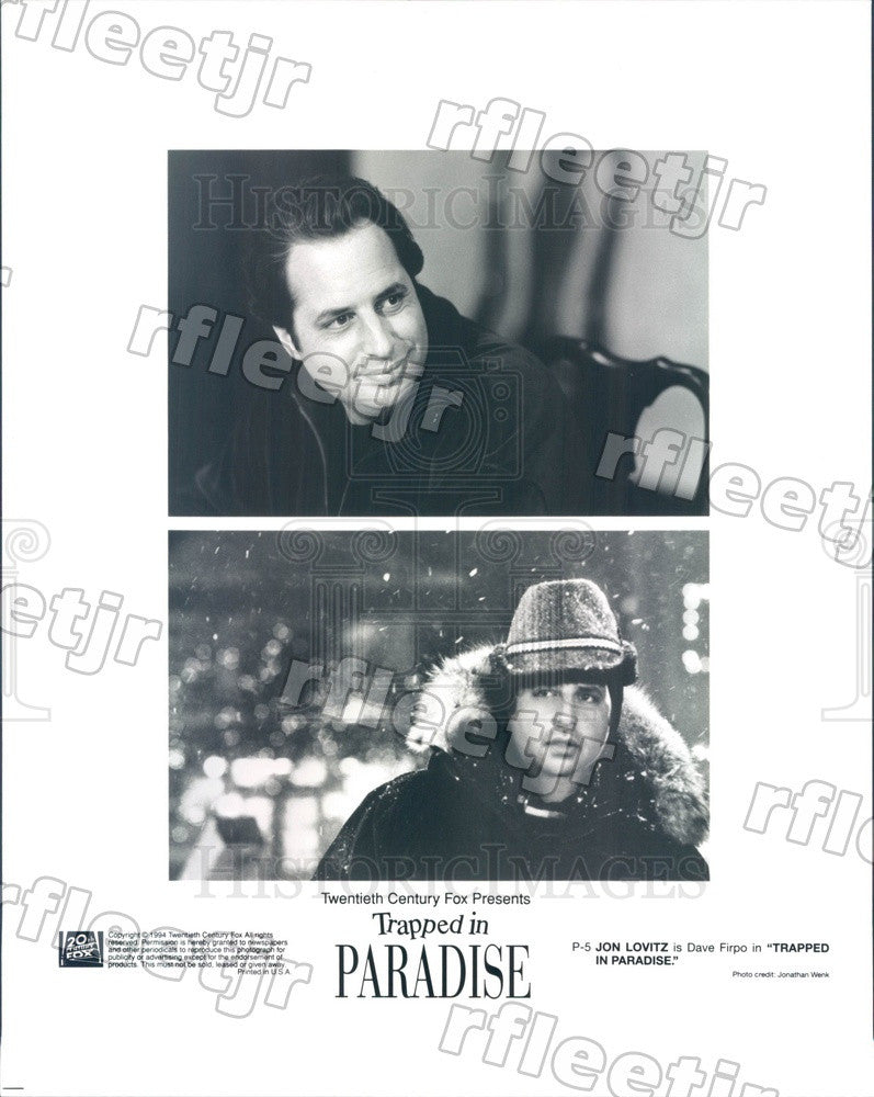 1994 Emmy Winning Actor Jon Lovitz in Trapped In Paradise Press Photo ady489 - Historic Images