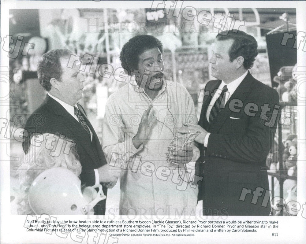 1982 Actors Ned Beatty, Richard Pryor, Don Hood in The Toy Press Photo ady511 - Historic Images