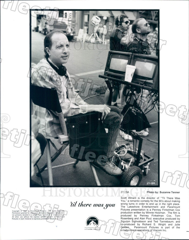 1997 Emmy Winning Director Scott Winant of Film Press Photo ady527 - Historic Images