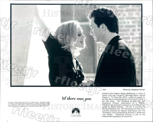 1997 Actors Sarah Jessica Parker & Dylan McDermott in Film Press Photo ady537 - Historic Images