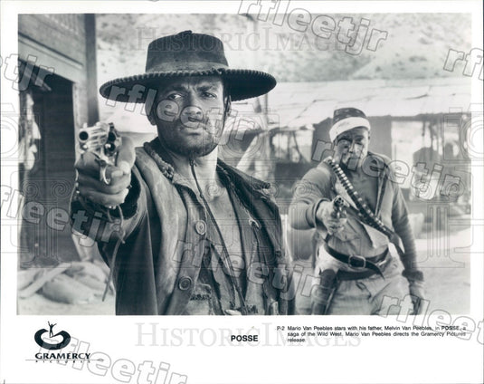 Undated Actors Mario Van Peebles, Melvin Van Peebles Press Photo ady55 - Historic Images