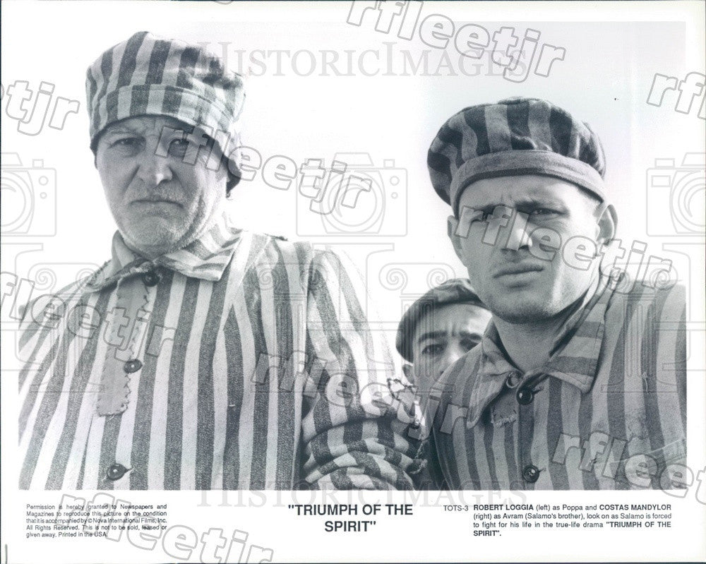 Undated Actors Robert Loggia &amp; Costas Mandylor in Film Press Photo ady565 - Historic Images