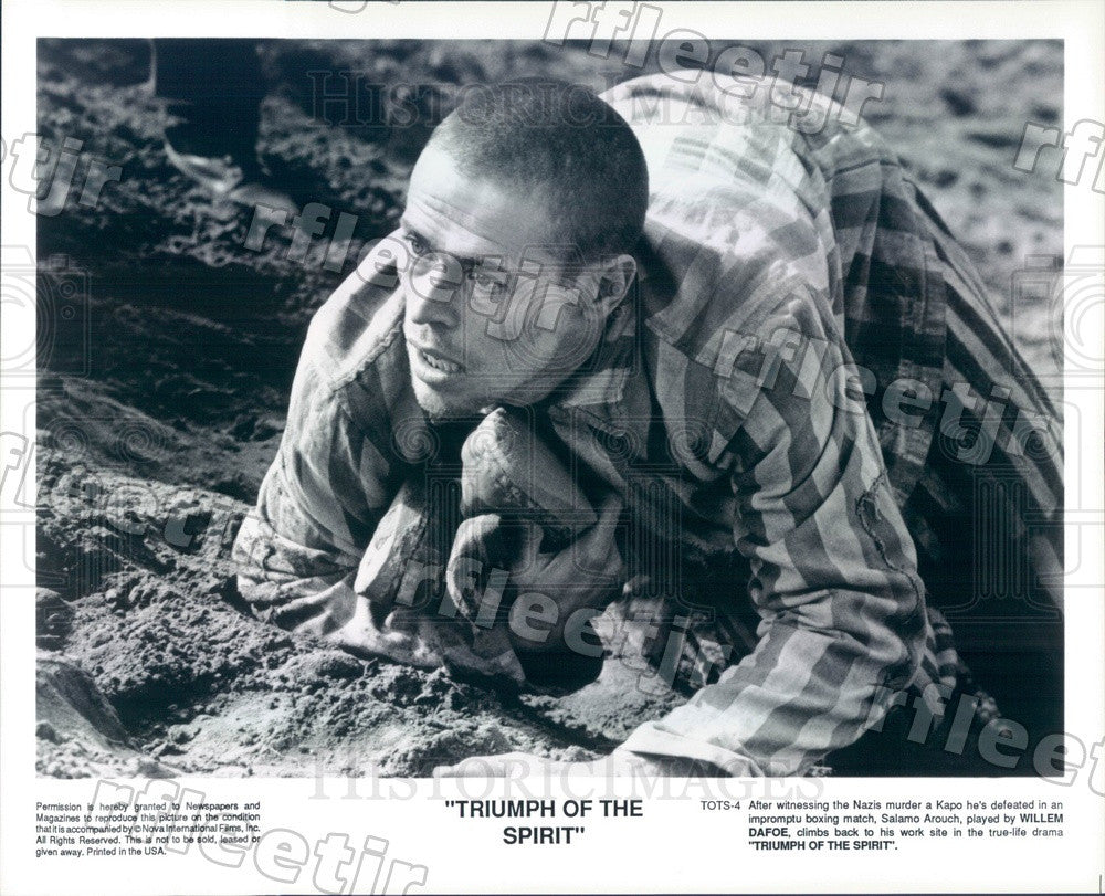 Undated Actor Willem Dafoe in Film Triumph Of The Spirit Press Photo ady567 - Historic Images