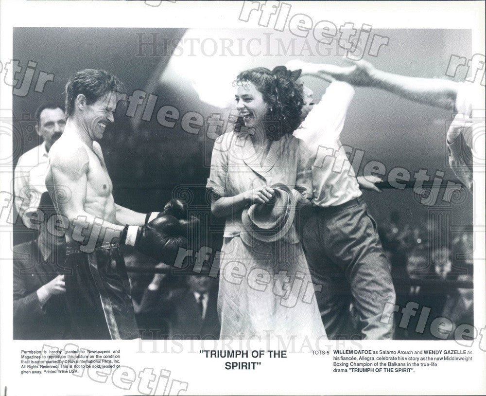 Undated Actors Willem Dafoe &amp; Wendy Gazelle in Film Press Photo ady569 - Historic Images