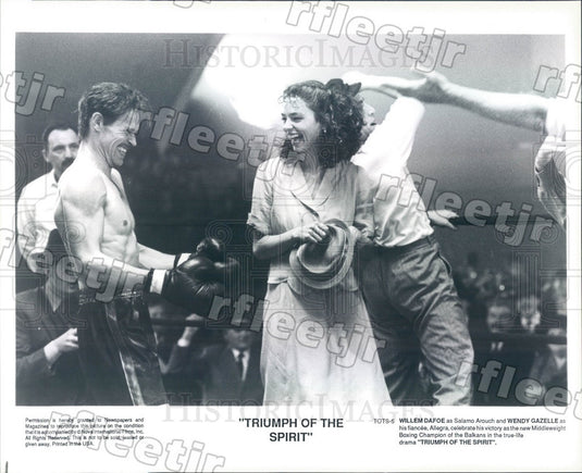 Undated Actors Willem Dafoe & Wendy Gazelle in Film Press Photo ady569 - Historic Images