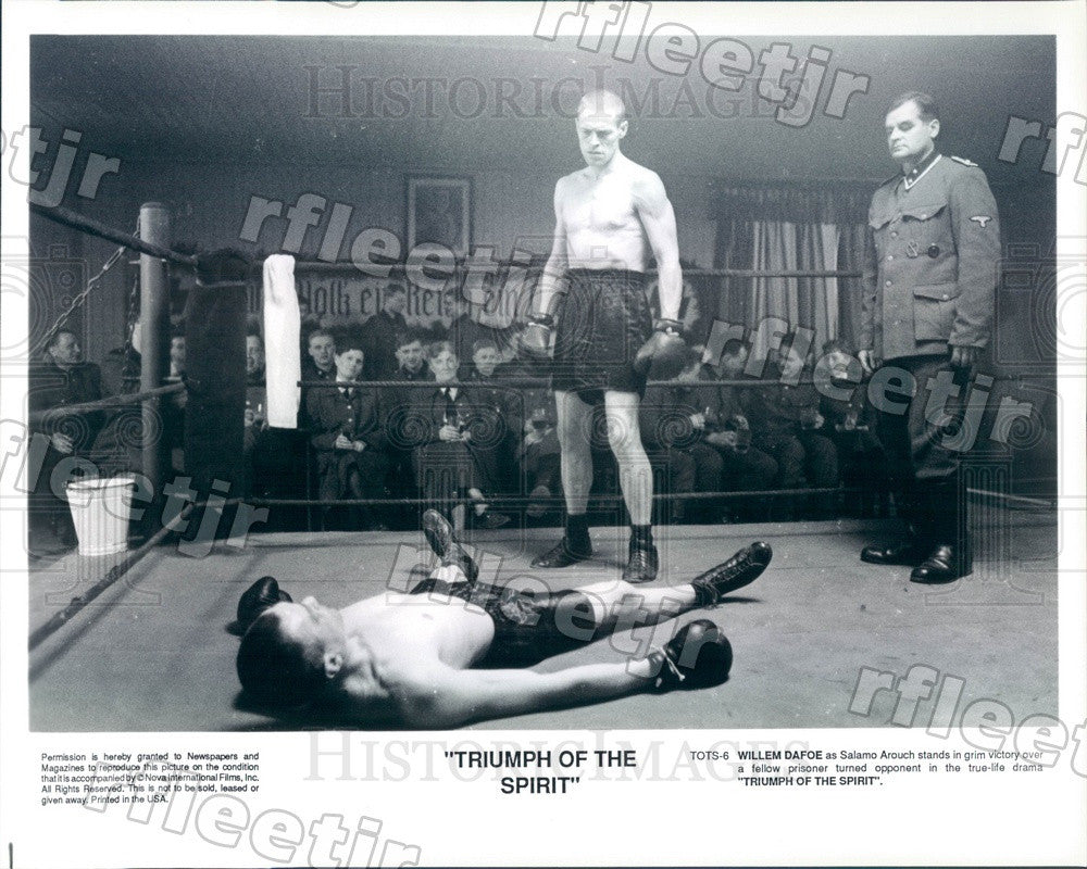 Undated Actor Willem Dafoe in Film Triumph Of The Spirit Press Photo ady571 - Historic Images