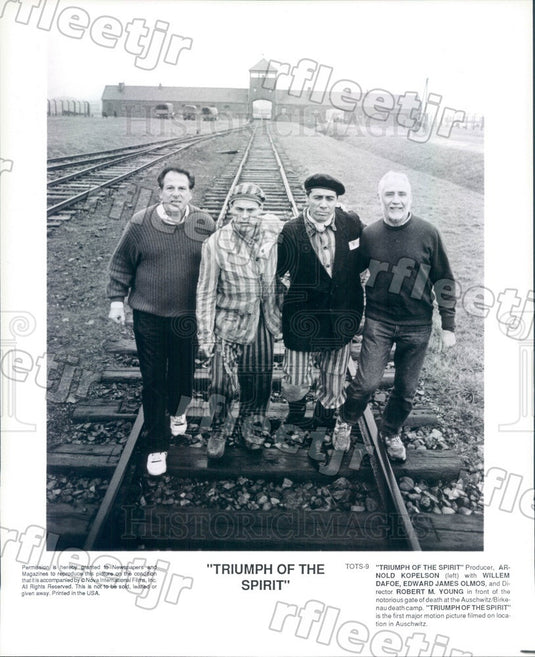 Undated Actors Willem Dafoe & Edward James Olmos Press Photo ady575 - Historic Images
