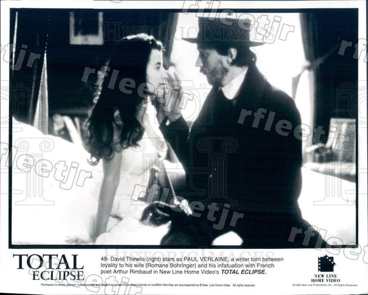 1996 Actors David Thewlis & Romane Bohringer in Film Press Photo ady583 - Historic Images