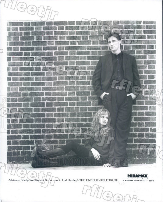 1990 Actors Adrienne Shelly & Robert Burke in Film Press Photo ady635 - Historic Images