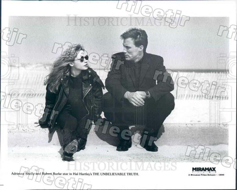 1990 Actors Adrienne Shelly &amp; Robert Burke in Film Press Photo ady639 - Historic Images