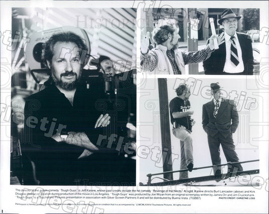 1986 Oscar Winning Actor Burt Lancaster, Kirk Douglas Press Photo ady679 - Historic Images