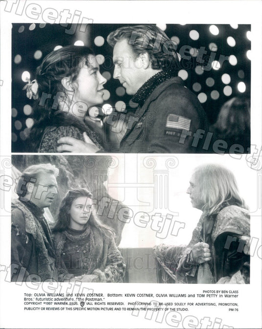 1997 Actors Kevin Costner, Olivia Williams, Tom Petty in Film Press Photo ady67 - Historic Images