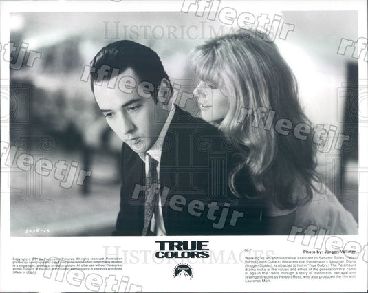 1991 Actors John Cusack & Imogen Stubbs in Film True Colors Press Photo ady691 - Historic Images