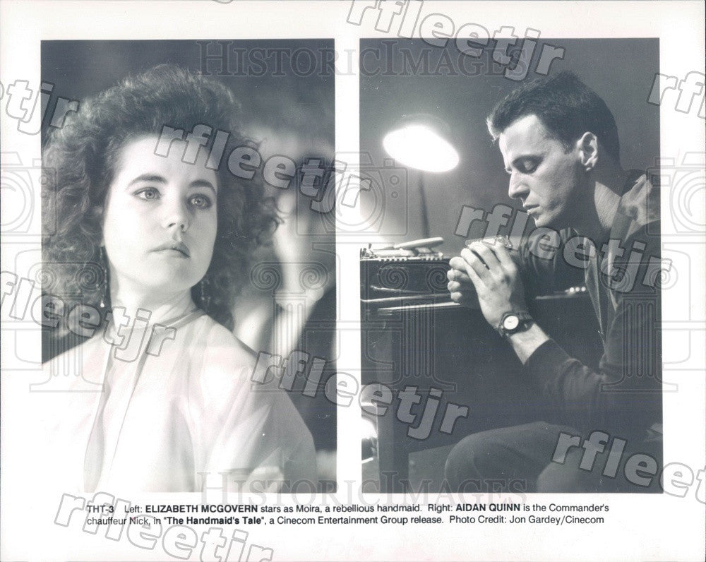 Undated Actors Elizabeth McGovern &amp; Aidan Quinn in Film Press Photo ady707 - Historic Images